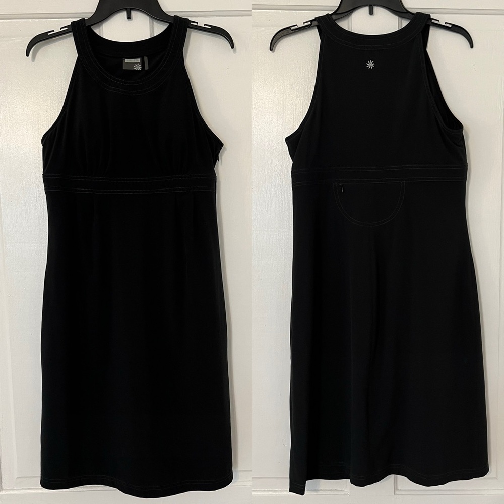 Athleta voyage day black athletic dress